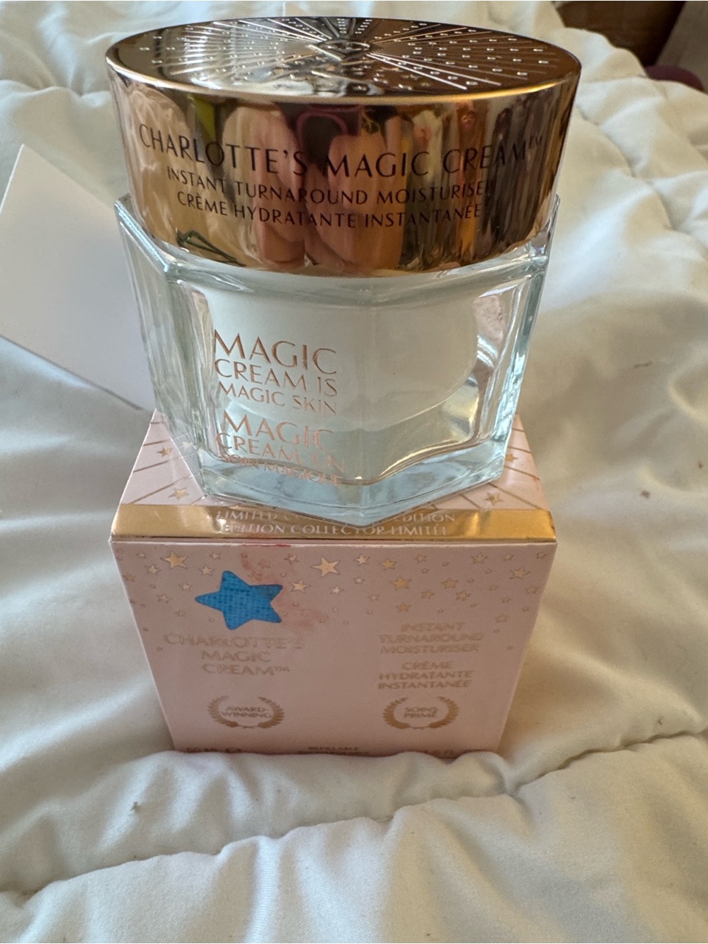 Charlotte Tilbury Pink and Gold Disney 100 Limited Collector's Box